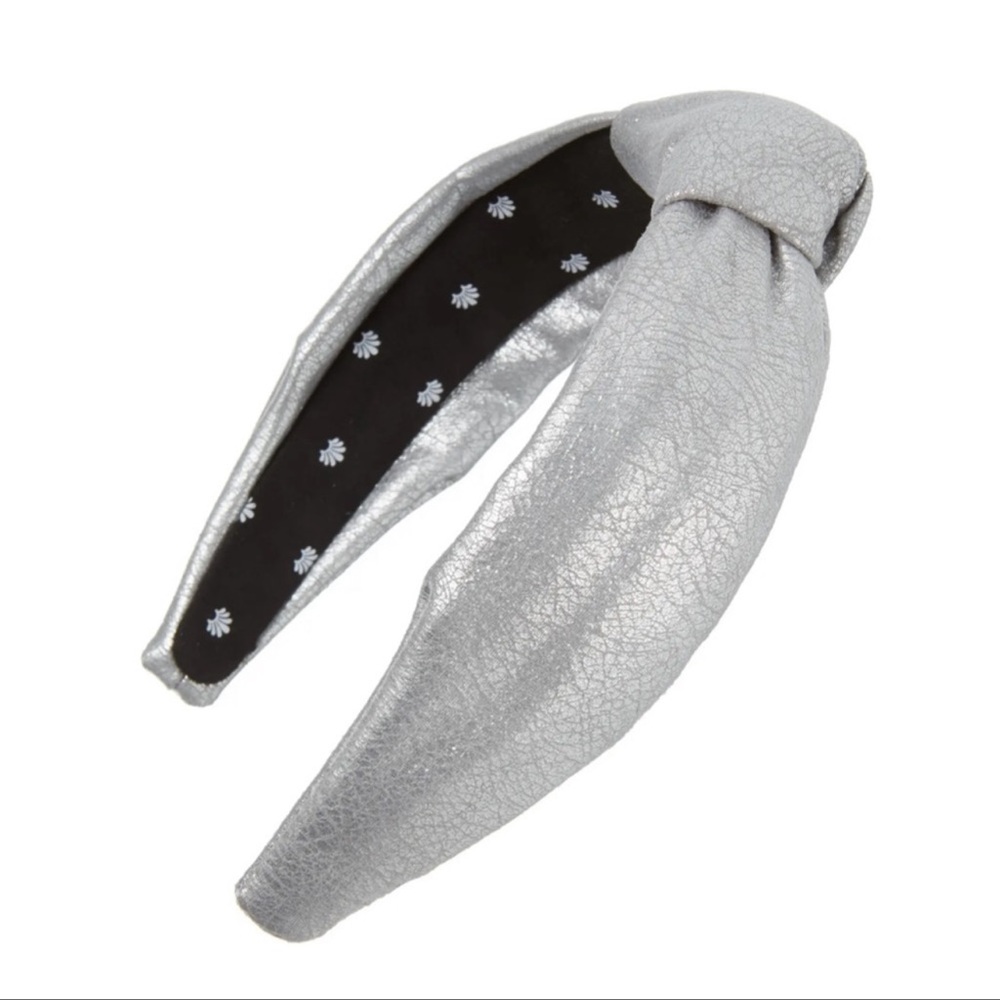 Lele Sadoughi Faux-Leather Knotted Headband